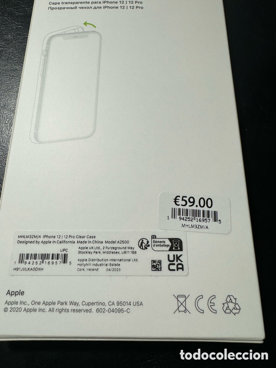 Segunda mano: Iphone 12 Pro - Clear Case - Funda Transparente - Apple Original - Nueva Precintada - Foto 3