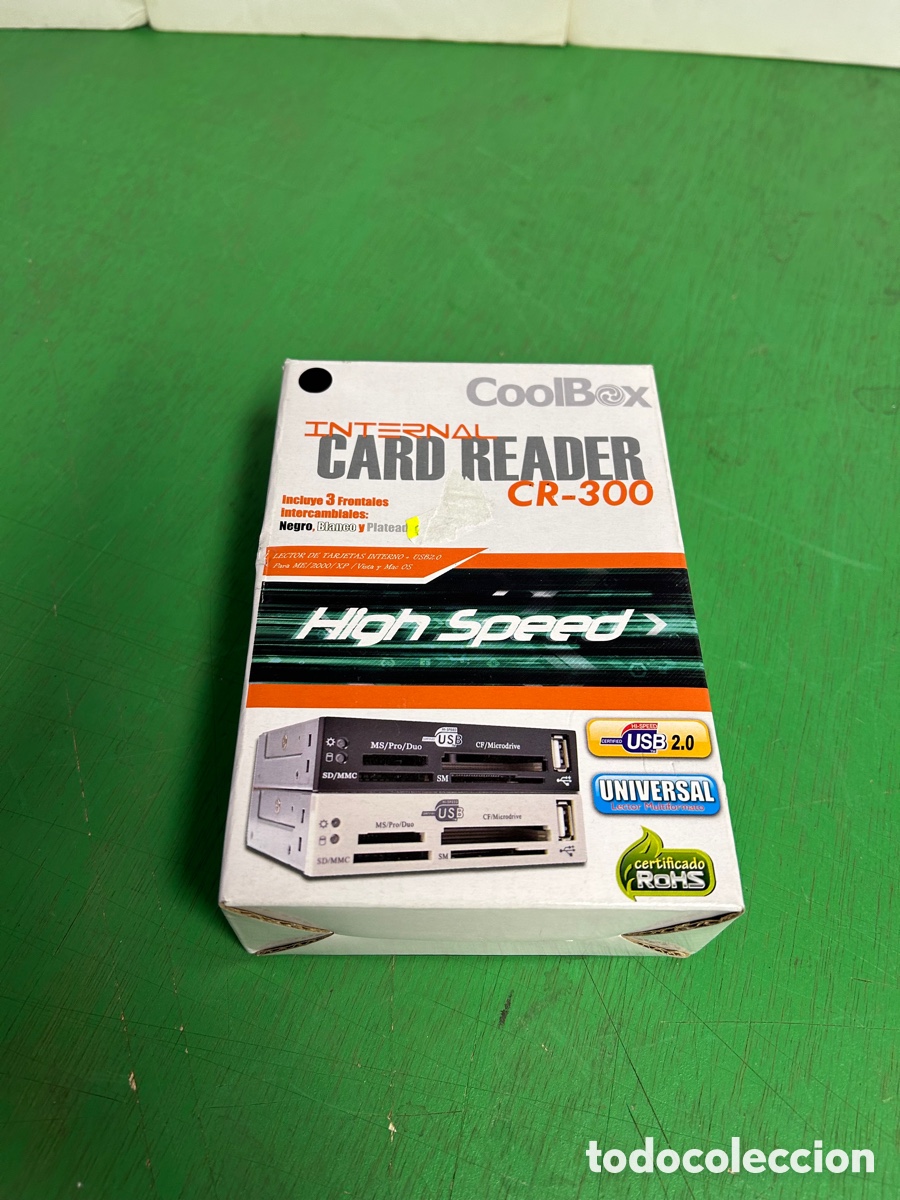 Segunda mano: LECTOR DE TARJETAS INTERNO M&Aacute;S USB COOLBOX NUEVO - Foto 1