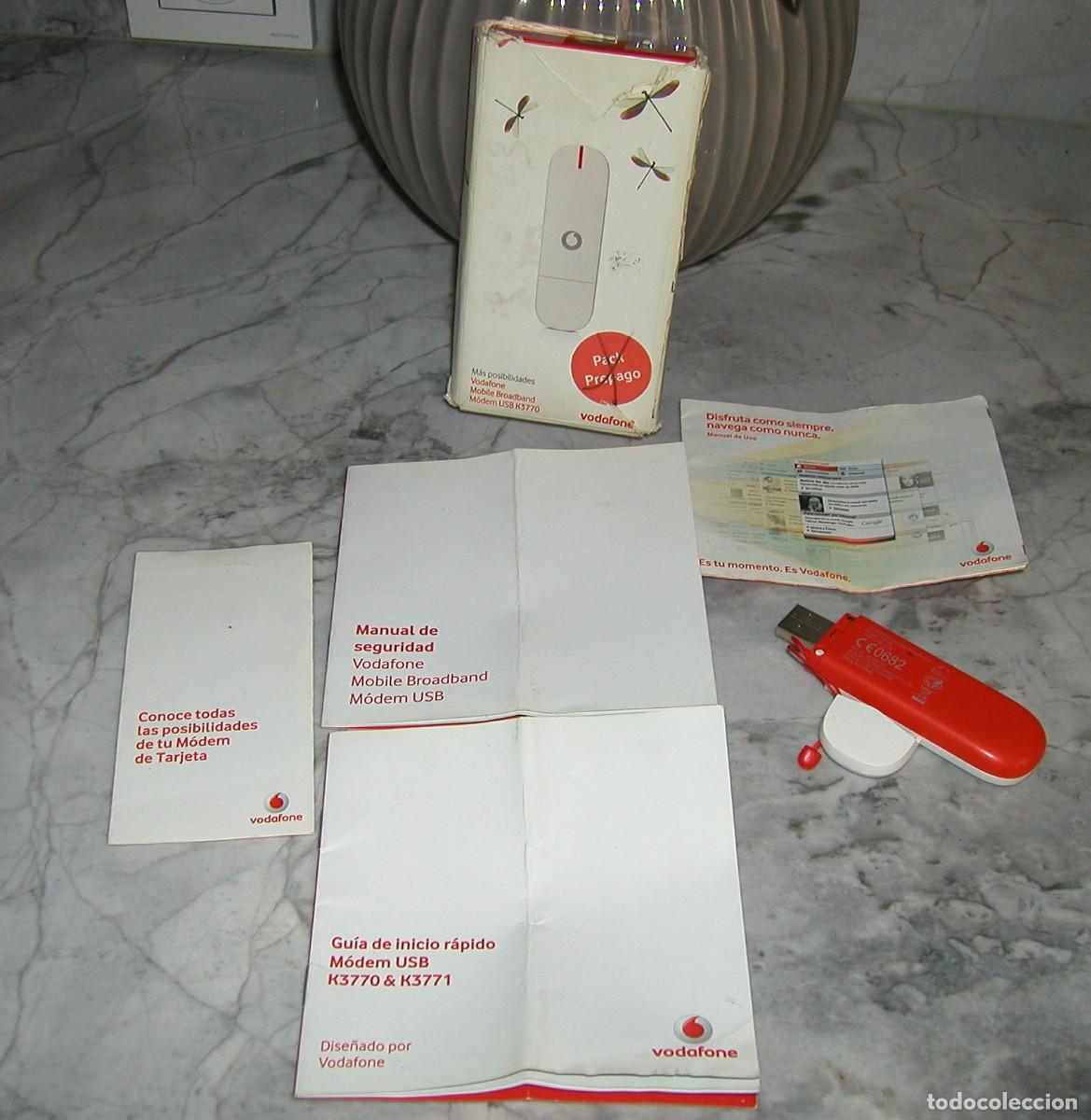 Segunda mano: PINCHO M&Oacute;DEM USB VODAFONE MOBILE BROADBAND MODELO K3770 - Foto 3