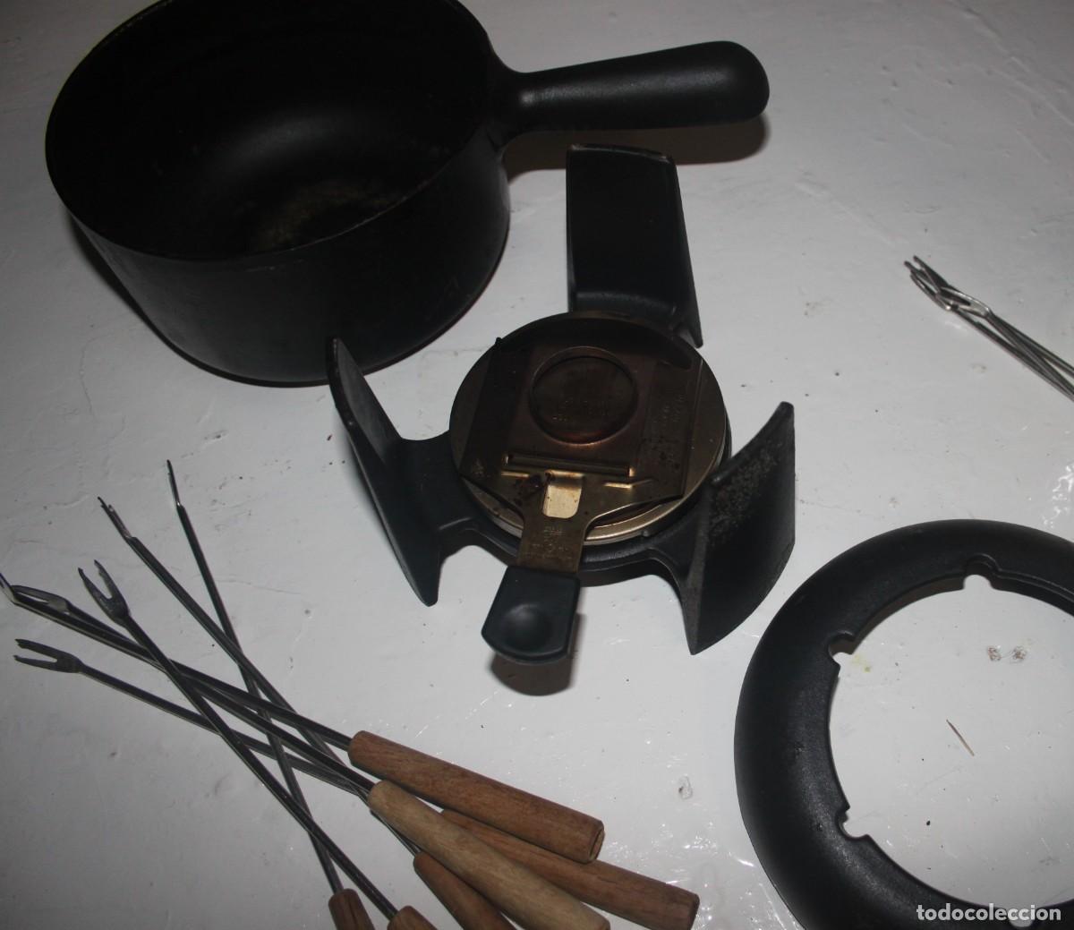 Segunda mano: FONDUE COMPLETA EN HIERRO FUNDIDO - Foto 1