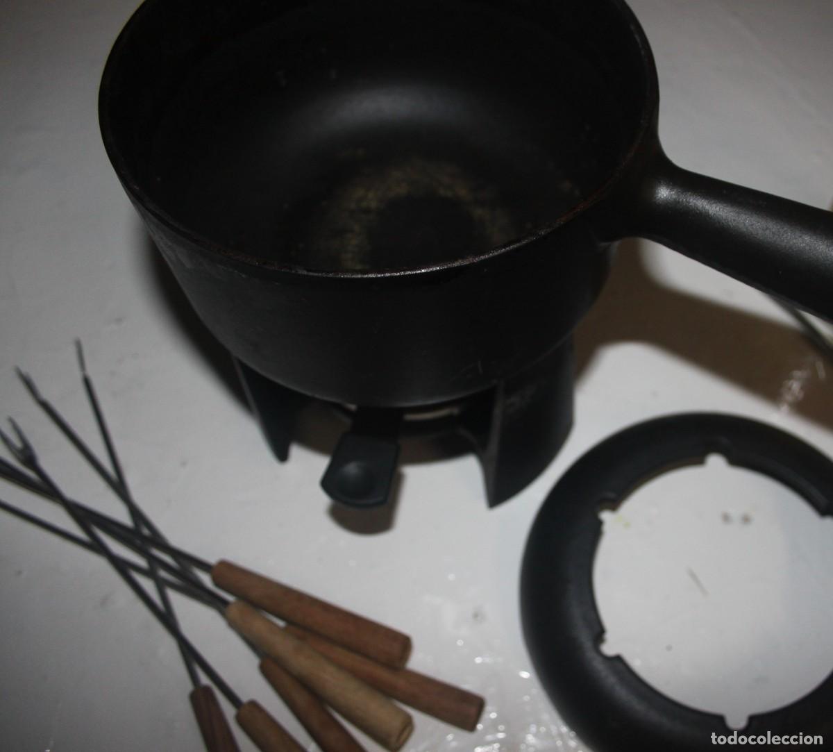 Segunda mano: FONDUE COMPLETA EN HIERRO FUNDIDO - Foto 2