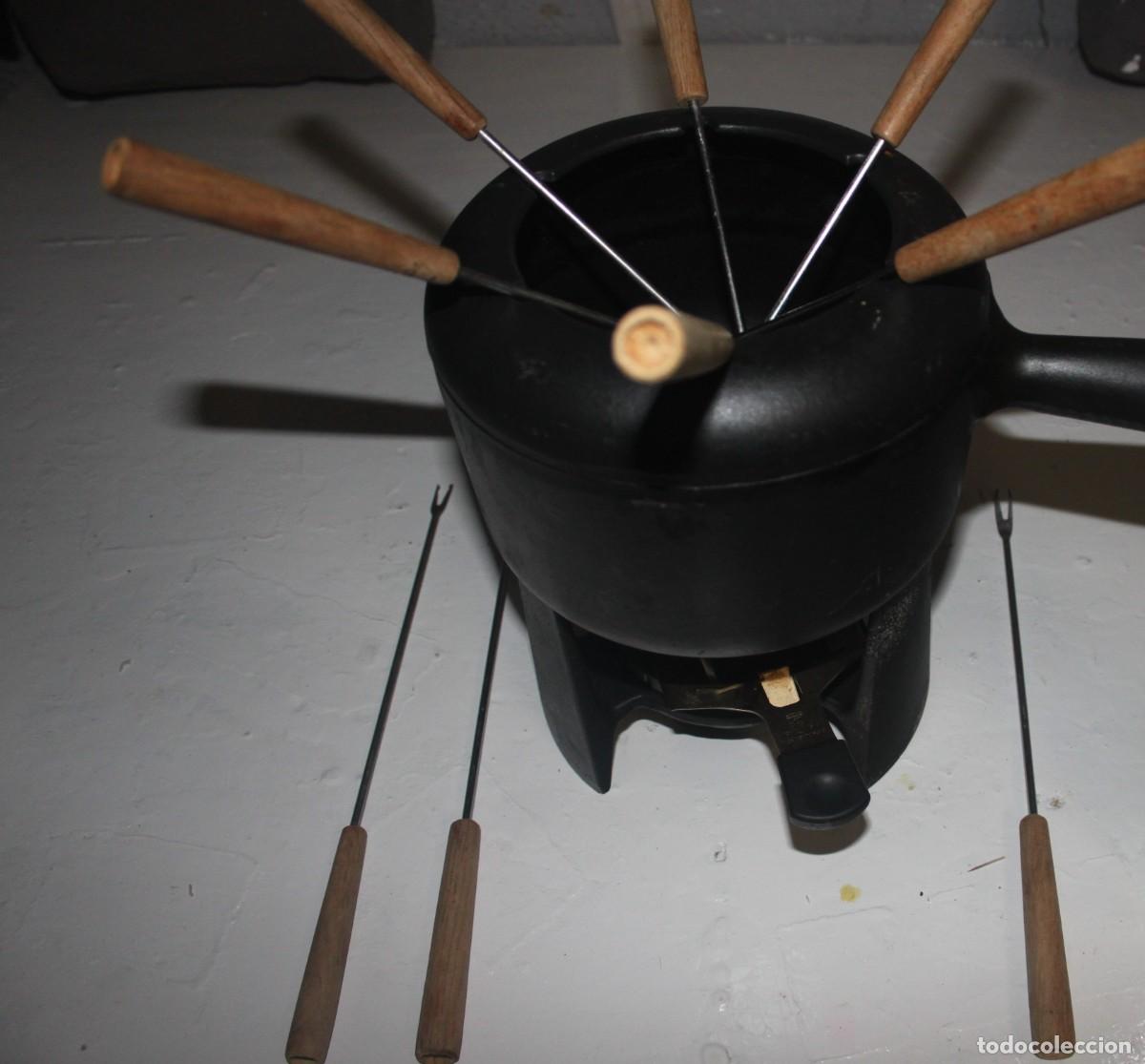 Segunda mano: FONDUE COMPLETA EN HIERRO FUNDIDO - Foto 5