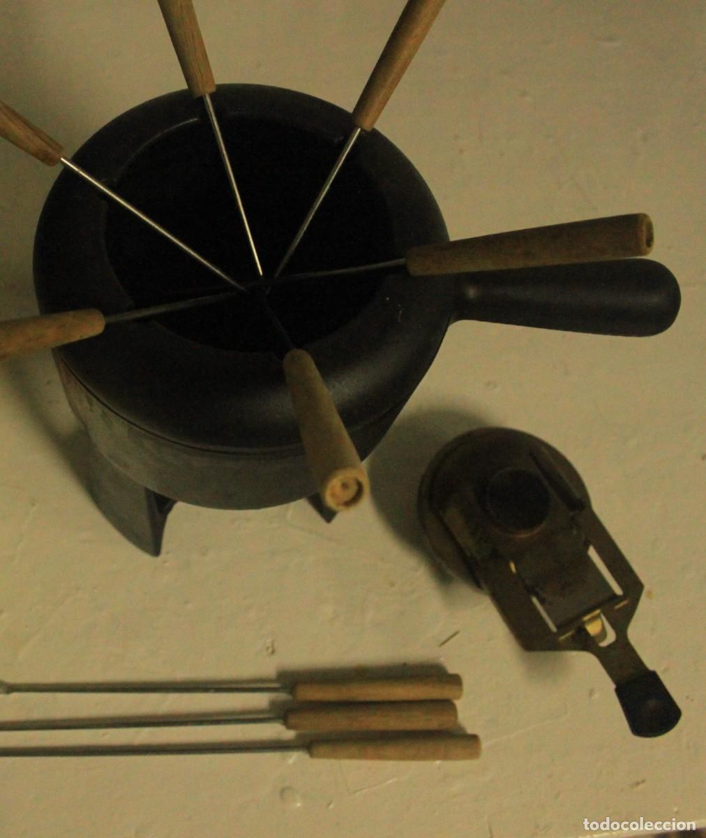Segunda mano: FONDUE COMPLETA EN HIERRO FUNDIDO - Foto 6