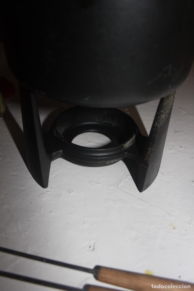 Segunda mano: FONDUE COMPLETA EN HIERRO FUNDIDO - Foto 9