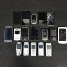 Seconda Mano: LOTE DE 17 ANTIGUO TELEFONOS MOVILES ANTIGOS - PARA REPARA O DESPIECE - VER FOTOS / CAA