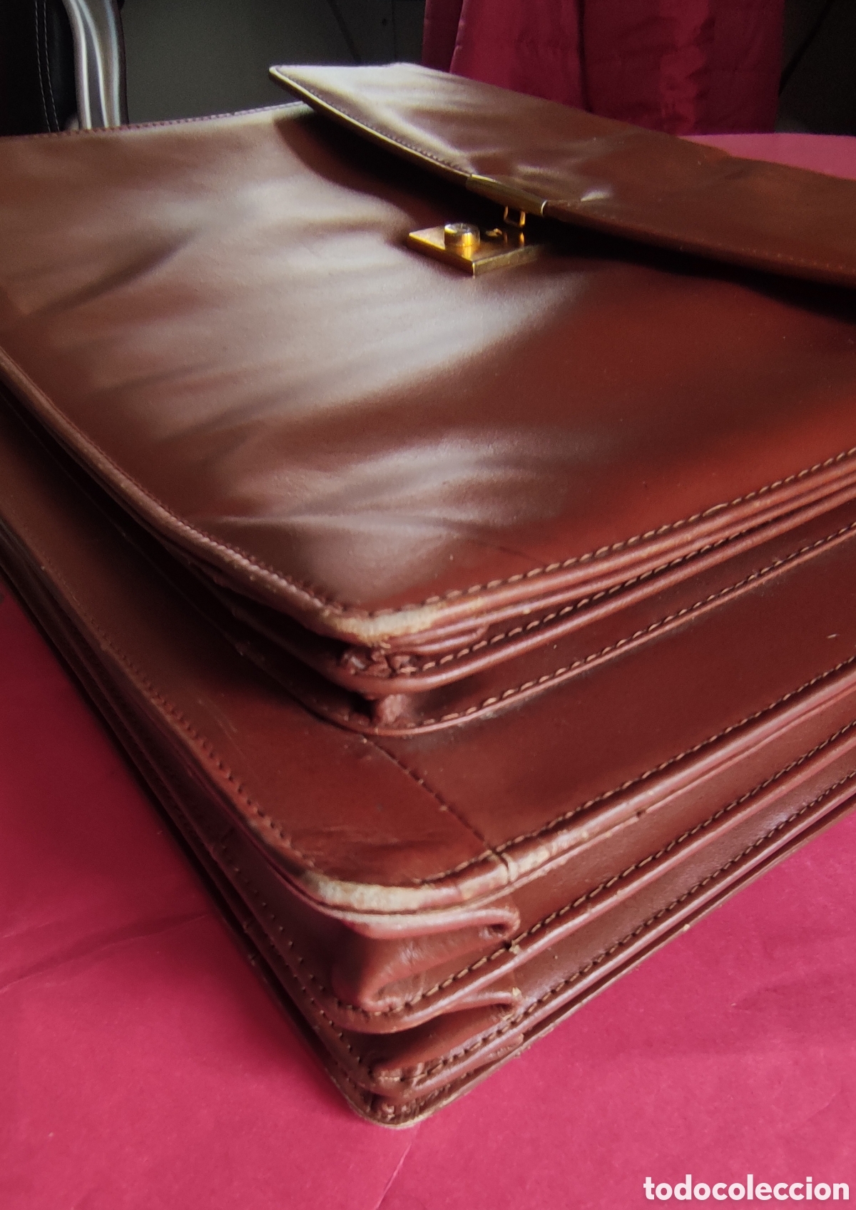 Segunda mano: Maletin-Cartera, cuero - Foto 8