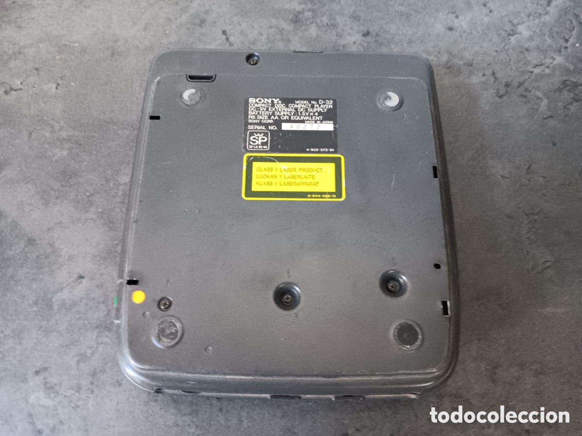 Segunda mano: Discman Sony D-32 buen estado - Foto 3