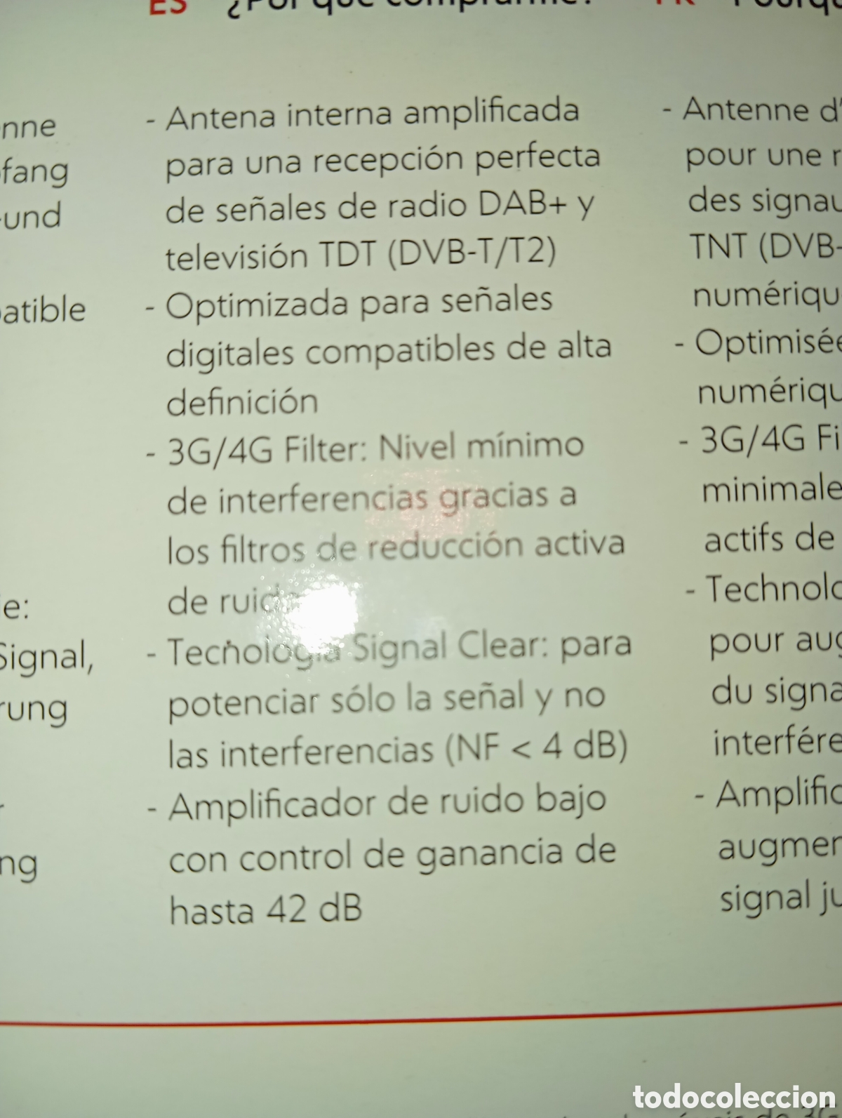 Segunda mano: Antena inal&aacute;mbrica TV nueva - Foto 4