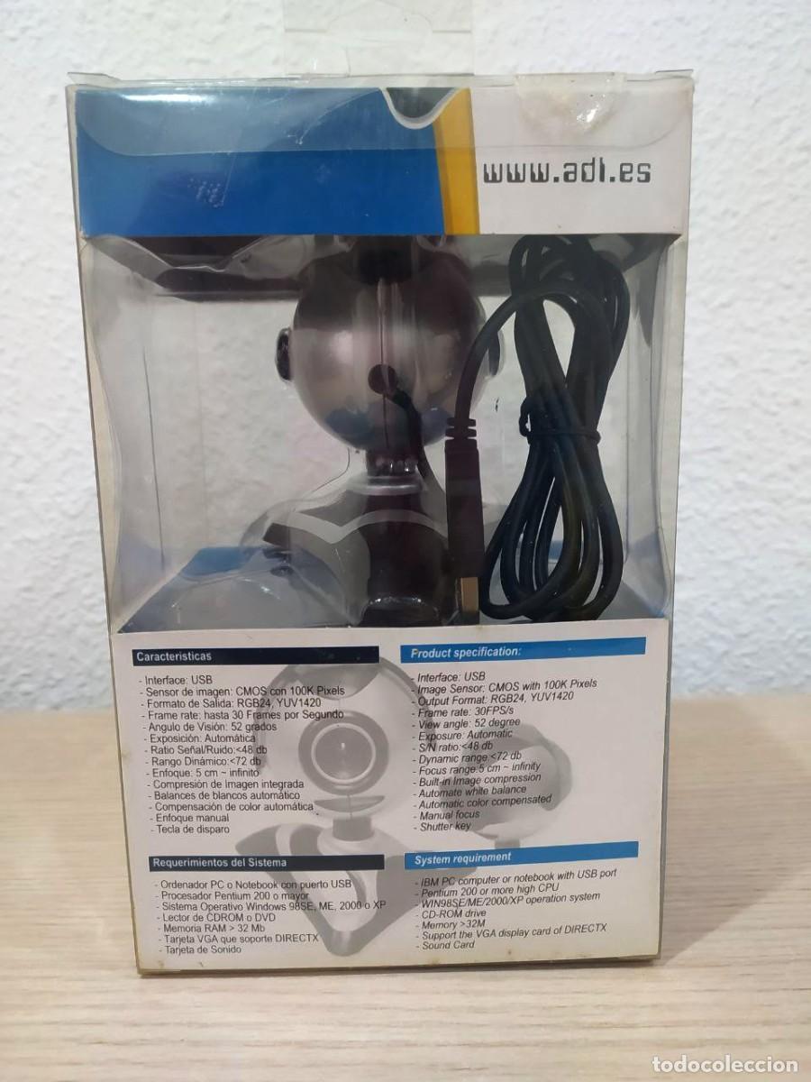 Segunda mano: WEBCAM G100 MARCA ADL WEB CAM PARA PC SIN USO - Foto 3