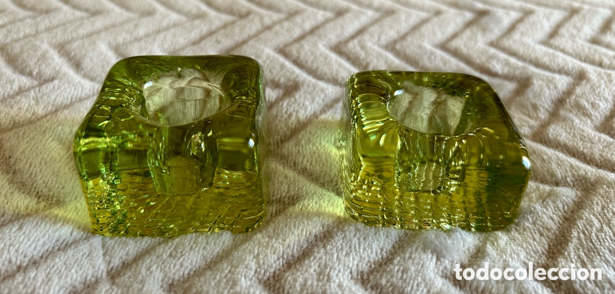 Segunda mano: PAREJA DE PORTA VELAS. PORTAVELAS - Foto 4