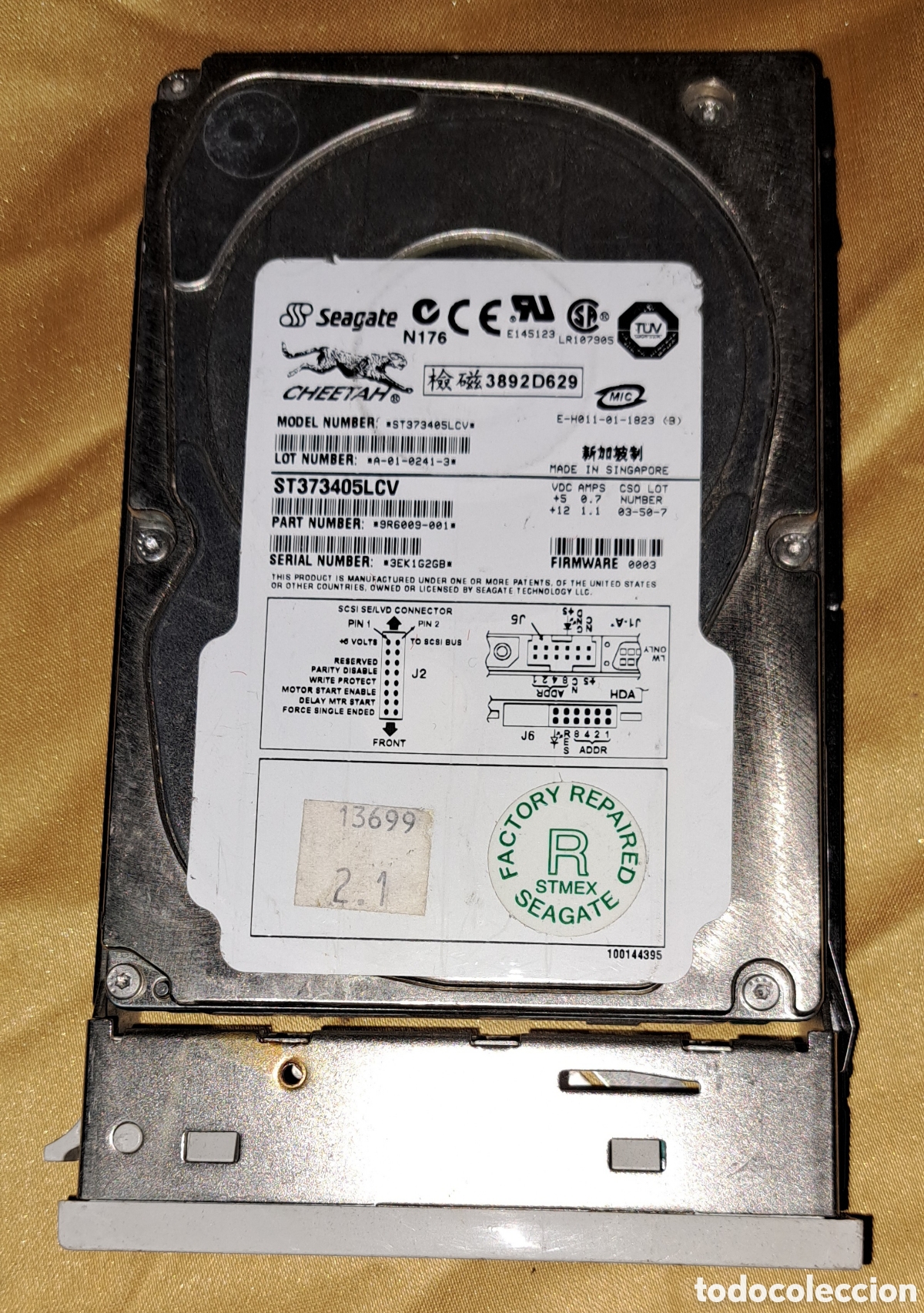 Segunda mano: DISCO DURO SEAGATE ST373405LCV - Foto 1