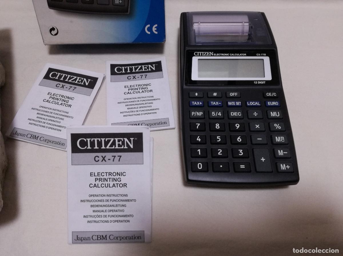 Segunda mano: CALCULADORA CON IMPRESORA CITIZEN CX-77B (FUNCIONA) - Foto 2