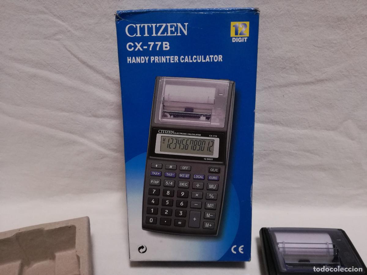 Segunda mano: CALCULADORA CON IMPRESORA CITIZEN CX-77B (FUNCIONA) - Foto 3