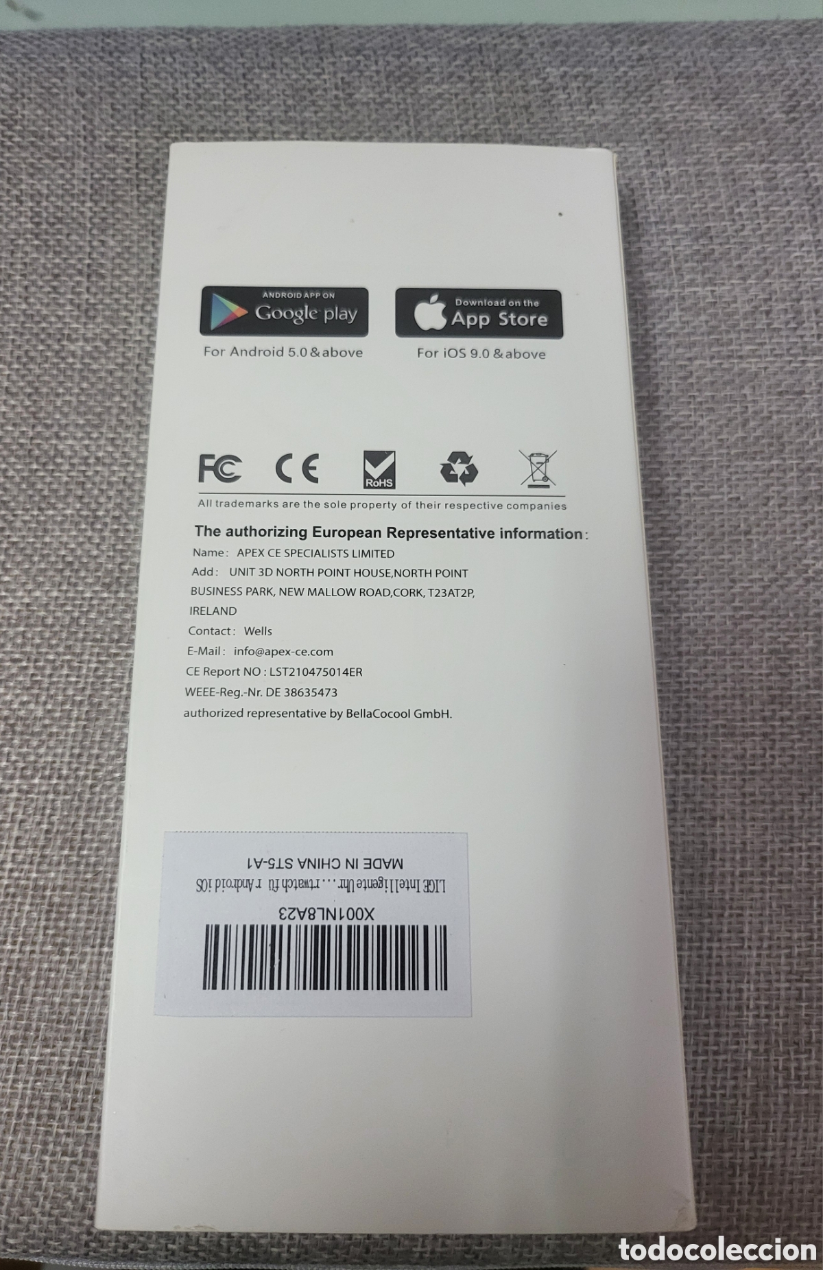 Segunda mano: Reloj smart wast inteligente negro - Foto 4