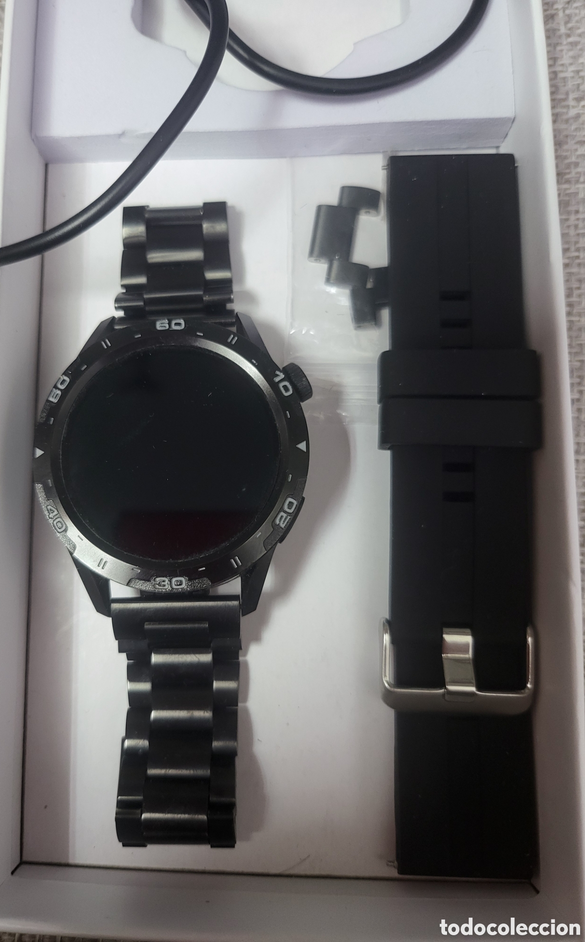Segunda mano: Reloj smart wast inteligente negro - Foto 2