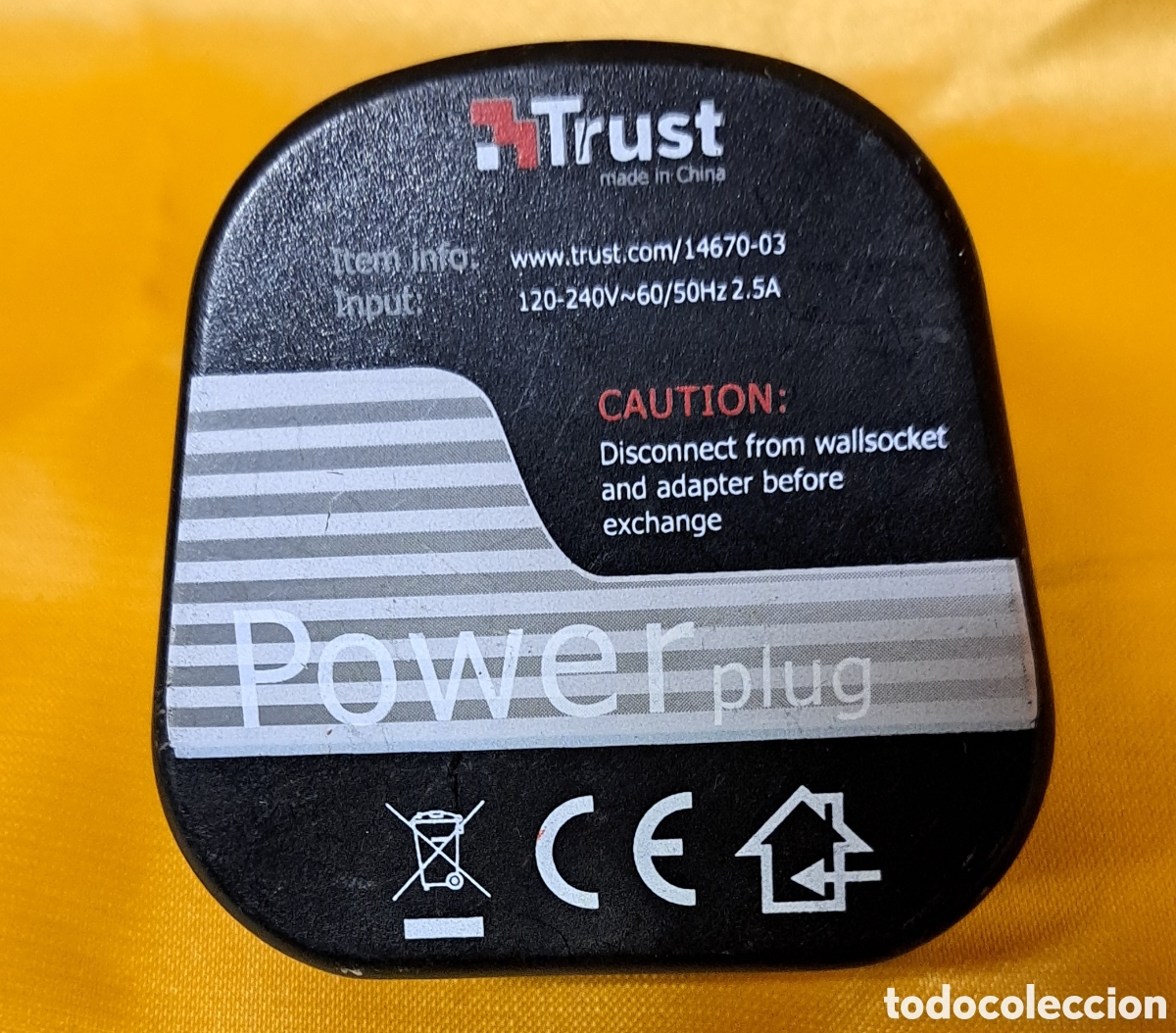 Segunda mano: ADAPTADOR DE CORRIENTE TRUST EU UK - Foto 1