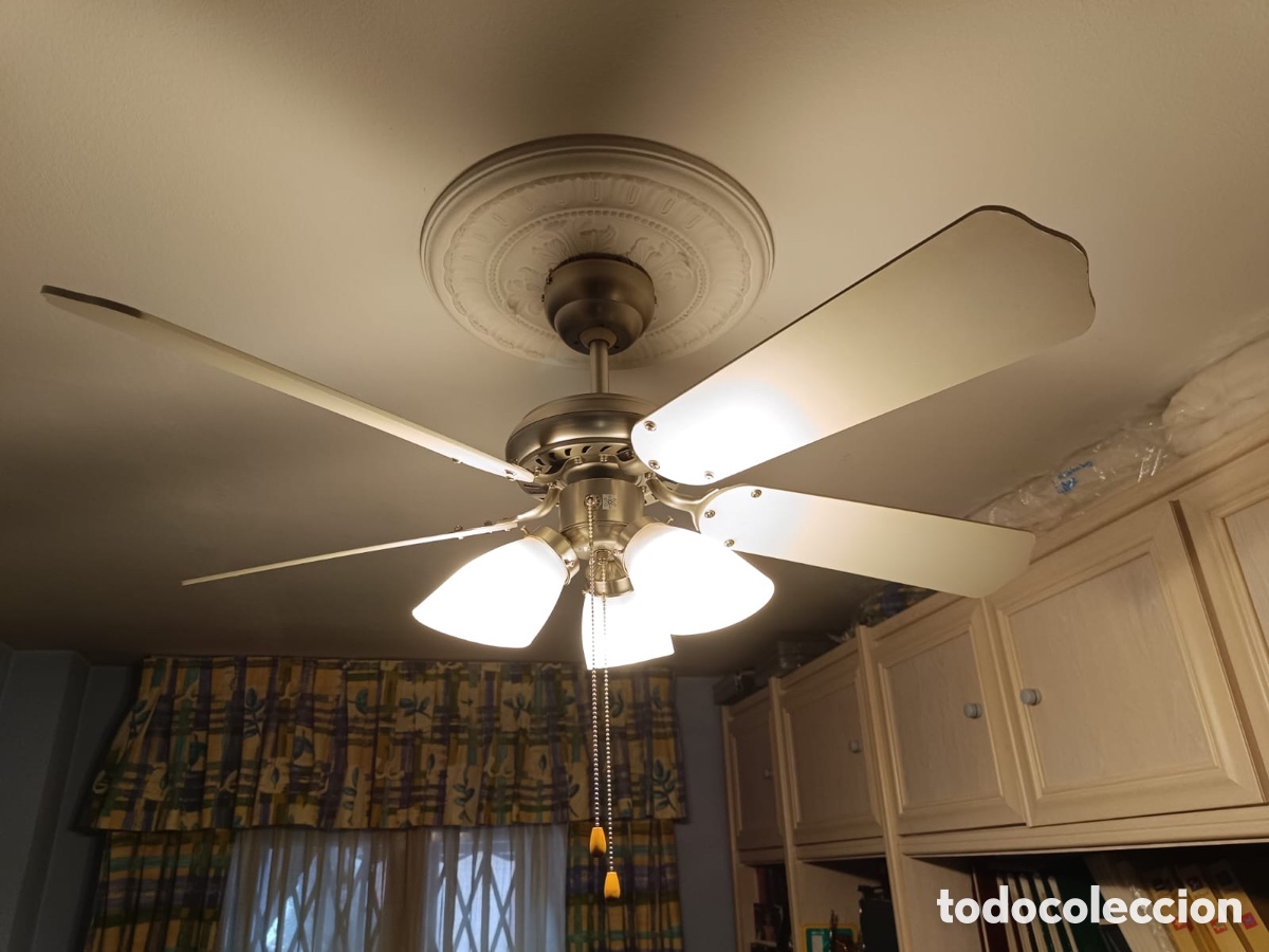 Segunda mano: Ventilador de techo con luz - Foto 1