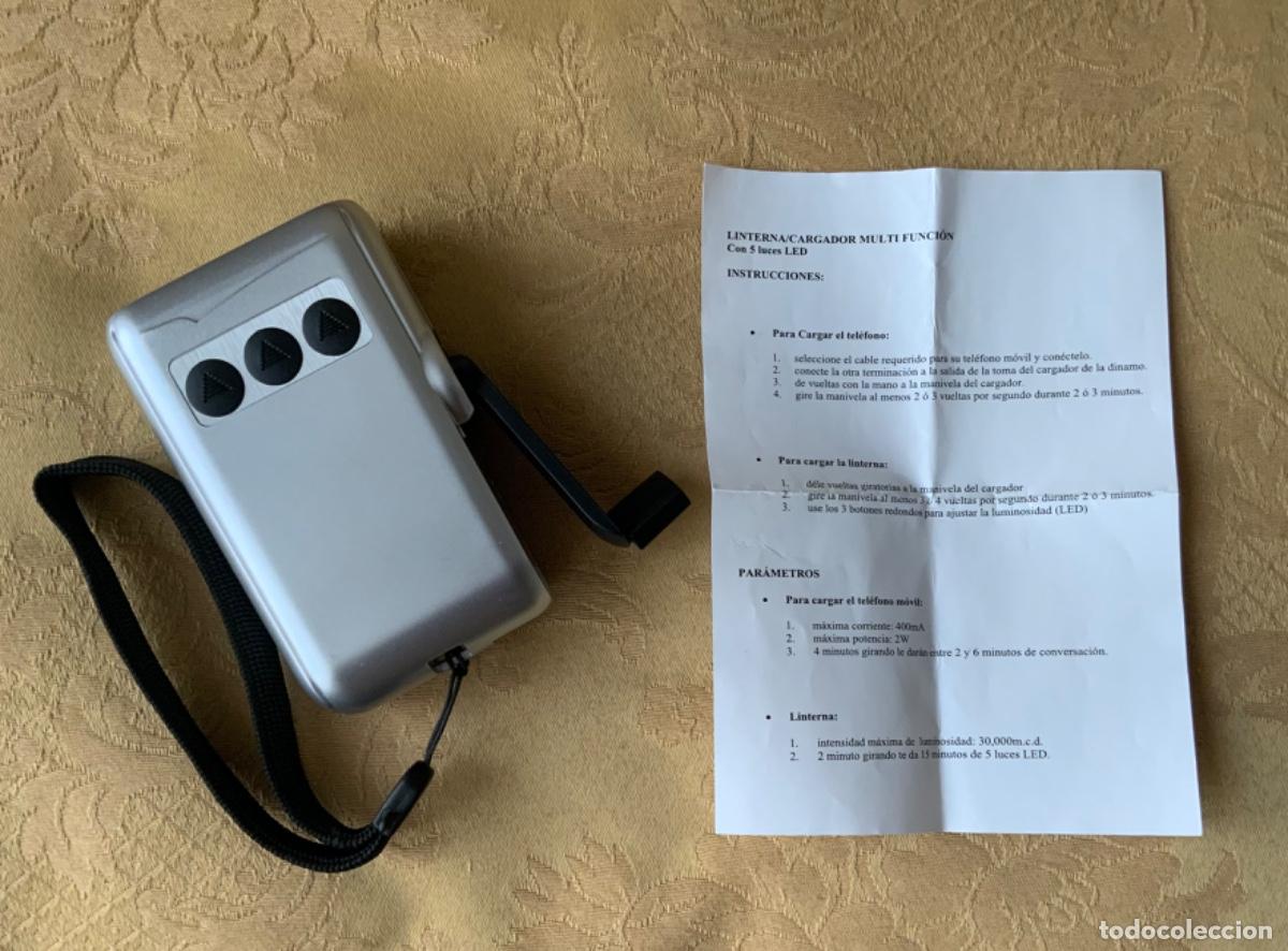 Segunda mano: LINTERNA CARGADOR MULTIFUNCION, DE TEL&Eacute;FONO Y DE LINTERNA - Foto 14