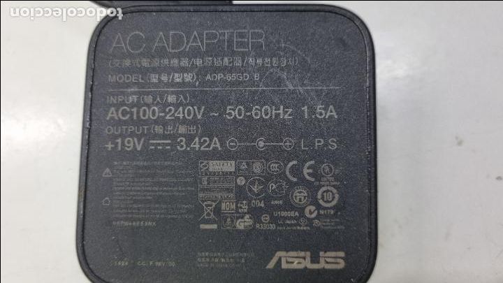 Segunda mano: ASUS 19V 3.42A adaptador de corriente ADP-65GD B - Foto 3