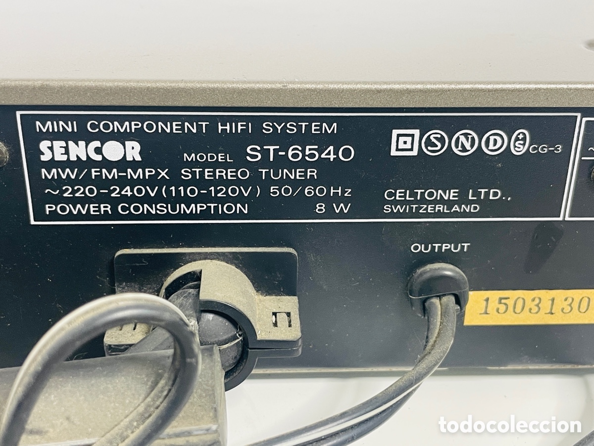 Segunda mano: Sencor ST-6540 Stereo Tuner - Foto 10