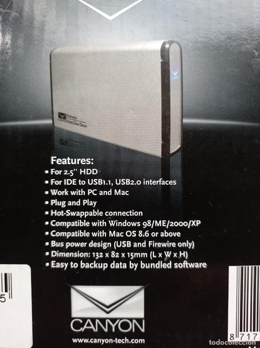 Segunda mano: Caja externa aluminio para disco IDE 25&rdquo; - Foto 7