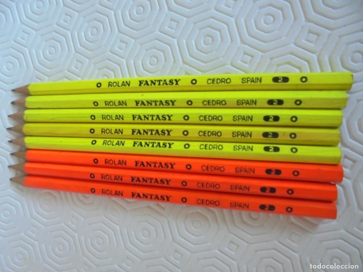Segunda mano: 8 LAPICES ROLAN FANTASY CEDRO SPAIN 2 - Foto 1