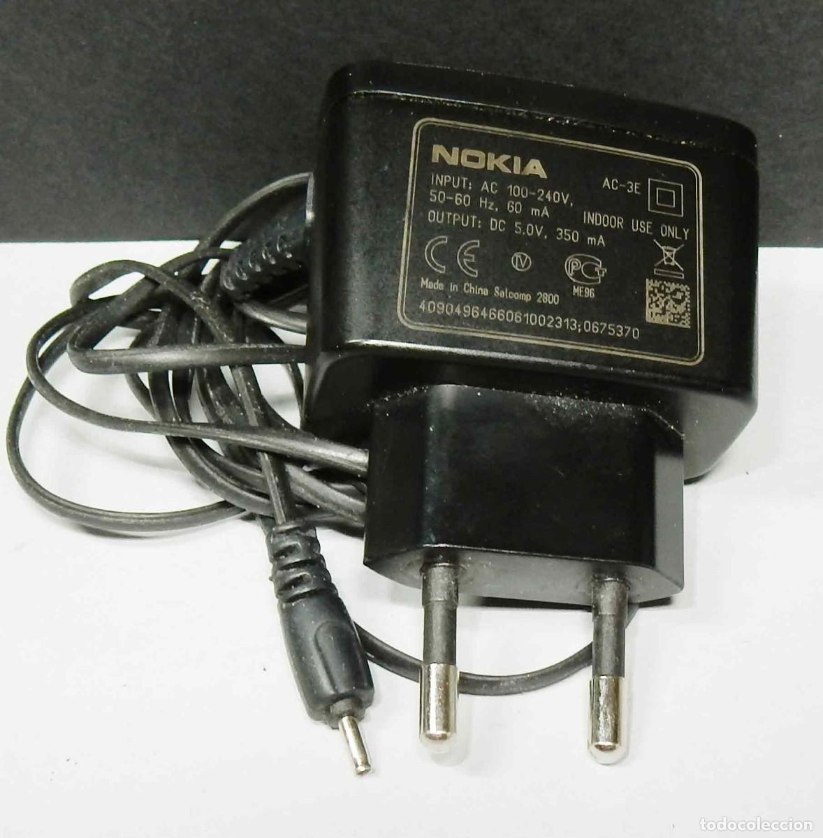 Segunda mano: Cargador NOKIA AC-3E - clavija 2 mm - Foto 2