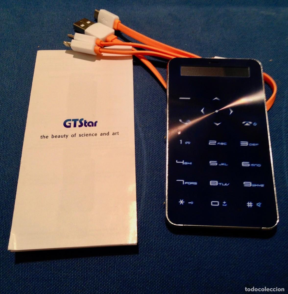 Segunda mano: Mini tel&eacute;fono m&oacute;vil azul GTStar Janus One - Foto 4