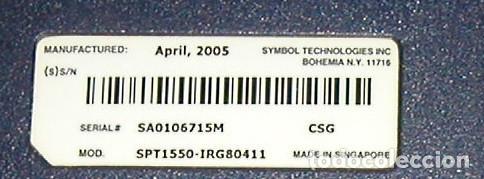 Segunda mano: TNS BARCODE SCANNER PDA PALM POWERED MODELO SPTI550 D&Eacute;CADA DE LOS 90 RETRO - Foto 18