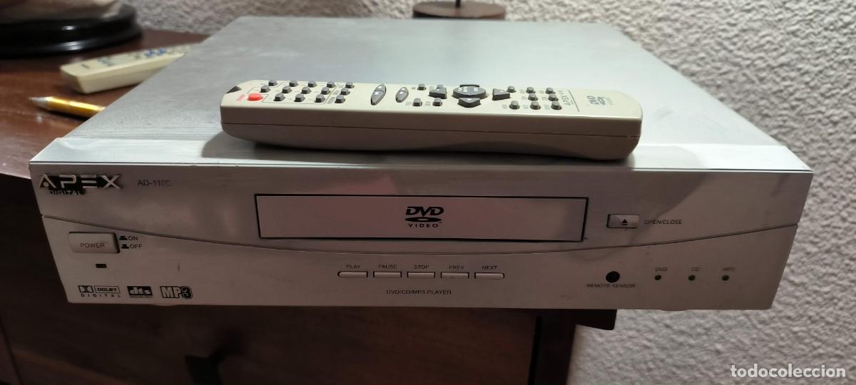 Segunda mano: REPRODUCTOR DVD APEX AD-110C CON MANDO FUNCIONANDO - Foto 1