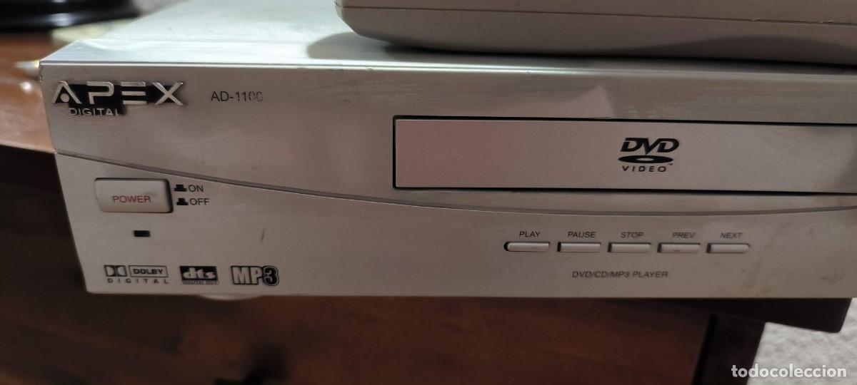 Segunda mano: REPRODUCTOR DVD APEX AD-110C CON MANDO FUNCIONANDO - Foto 2
