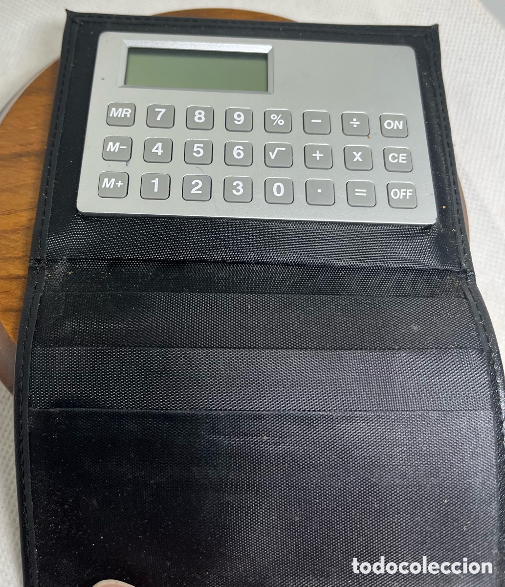 Segunda mano: CALCULADORA CON PUBLICIDAD VINTAGE - Foto 1