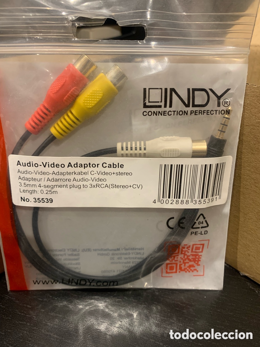 Segunda mano: Cable audio y video NUEVO - Foto 1