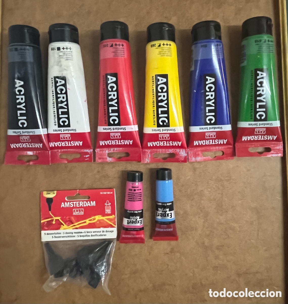 D'Occasion: LOTE DE PINTURAS AMSTERDAM ACRYLIC Y EXPERT ACRYLIC A ESTRENAR