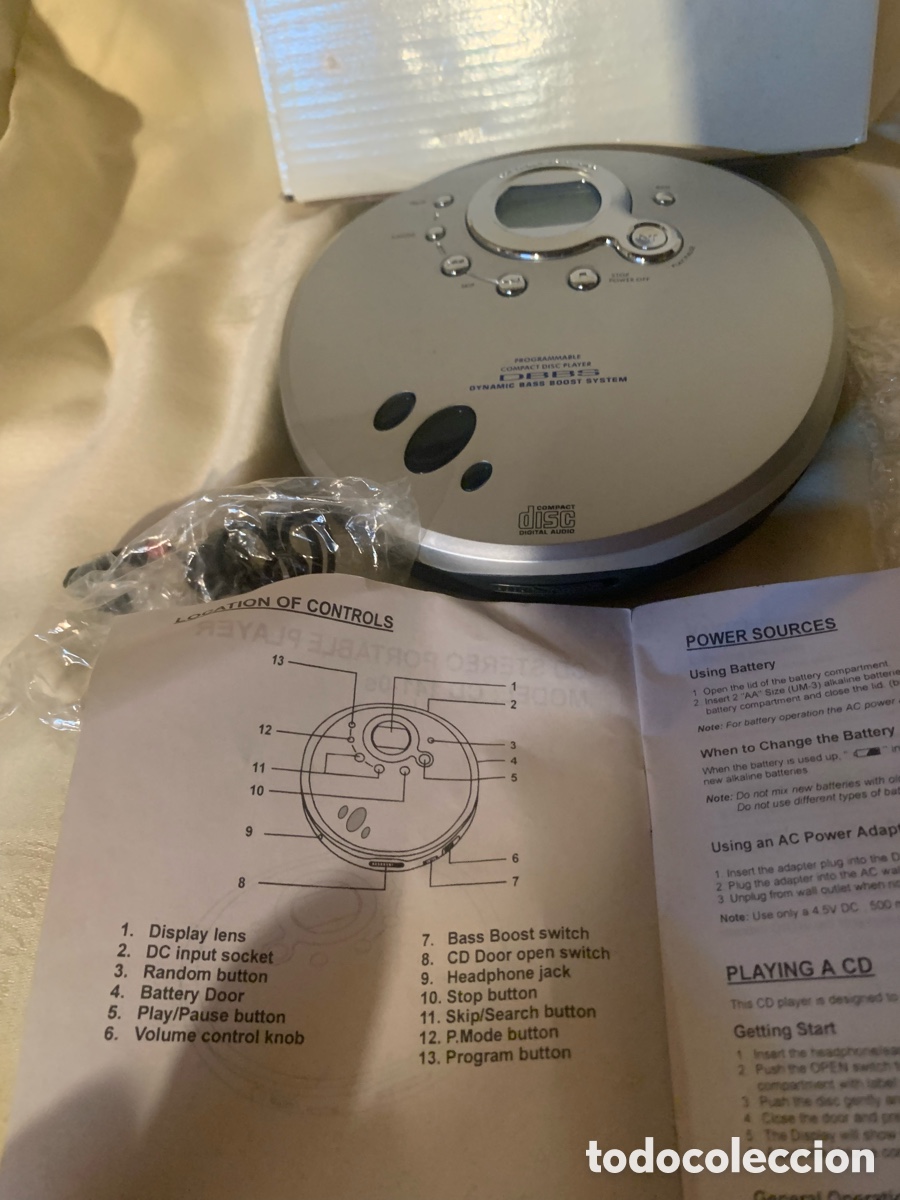 Segunda mano: Disk man NUEVO SIN USAR - Foto 1