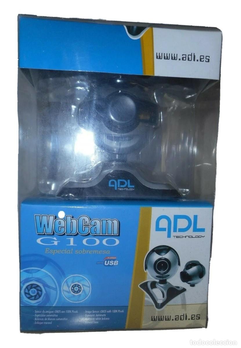 Segunda mano: WEBCAM G100 MARCA ADL WEB CAM PARA PC SIN USO - Foto 1
