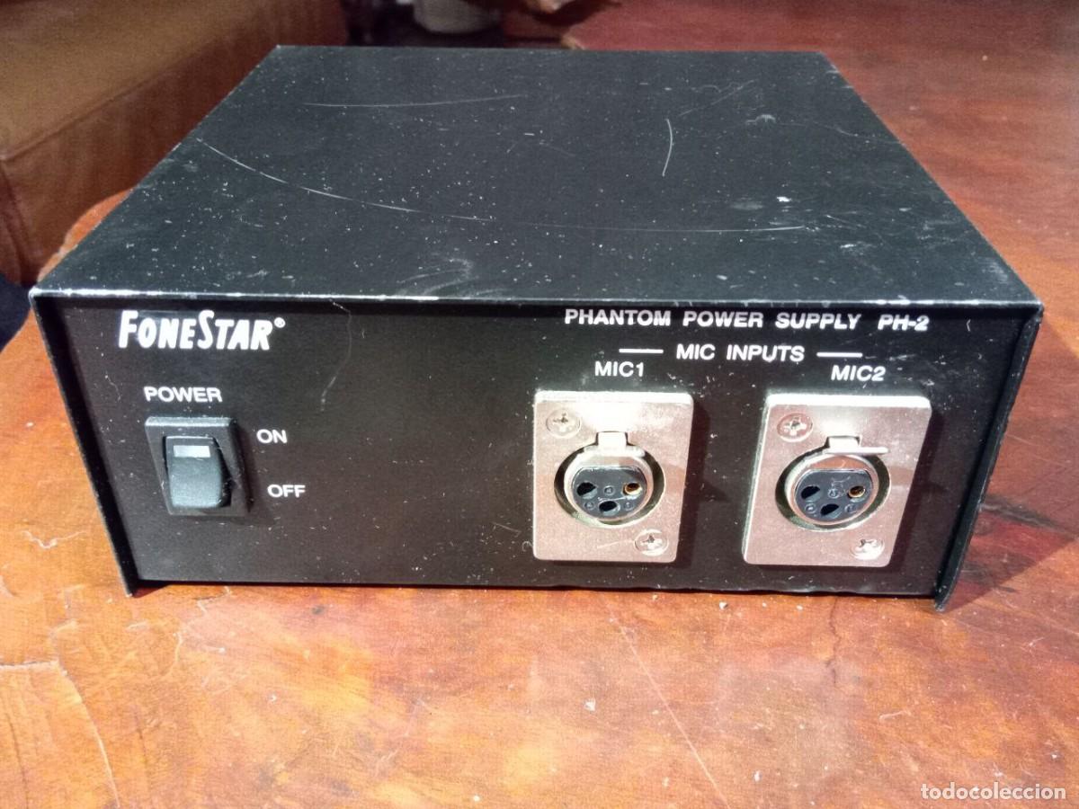 Segunda mano: FUENTE ALIMENTACION 2 MICROS FONESTAR PHANTOM POWER SUPPLY PH2 FUNCIONANDO - Foto 1