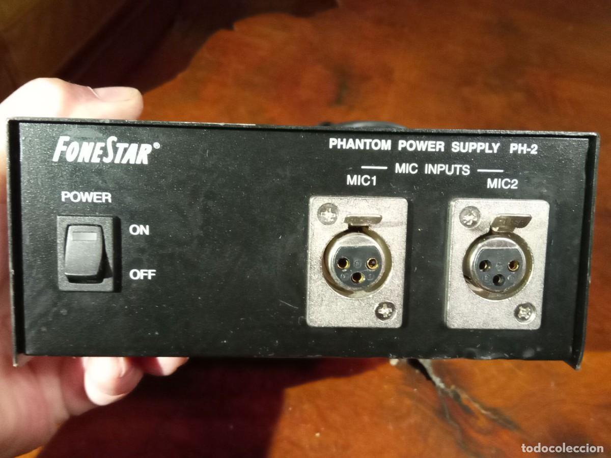 Segunda mano: FUENTE ALIMENTACION 2 MICROS FONESTAR PHANTOM POWER SUPPLY PH2 FUNCIONANDO - Foto 2