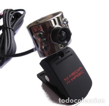 Segunda mano: WEBCAM MEDIA MAGIC CON PINZA Y LUZ - Foto 1