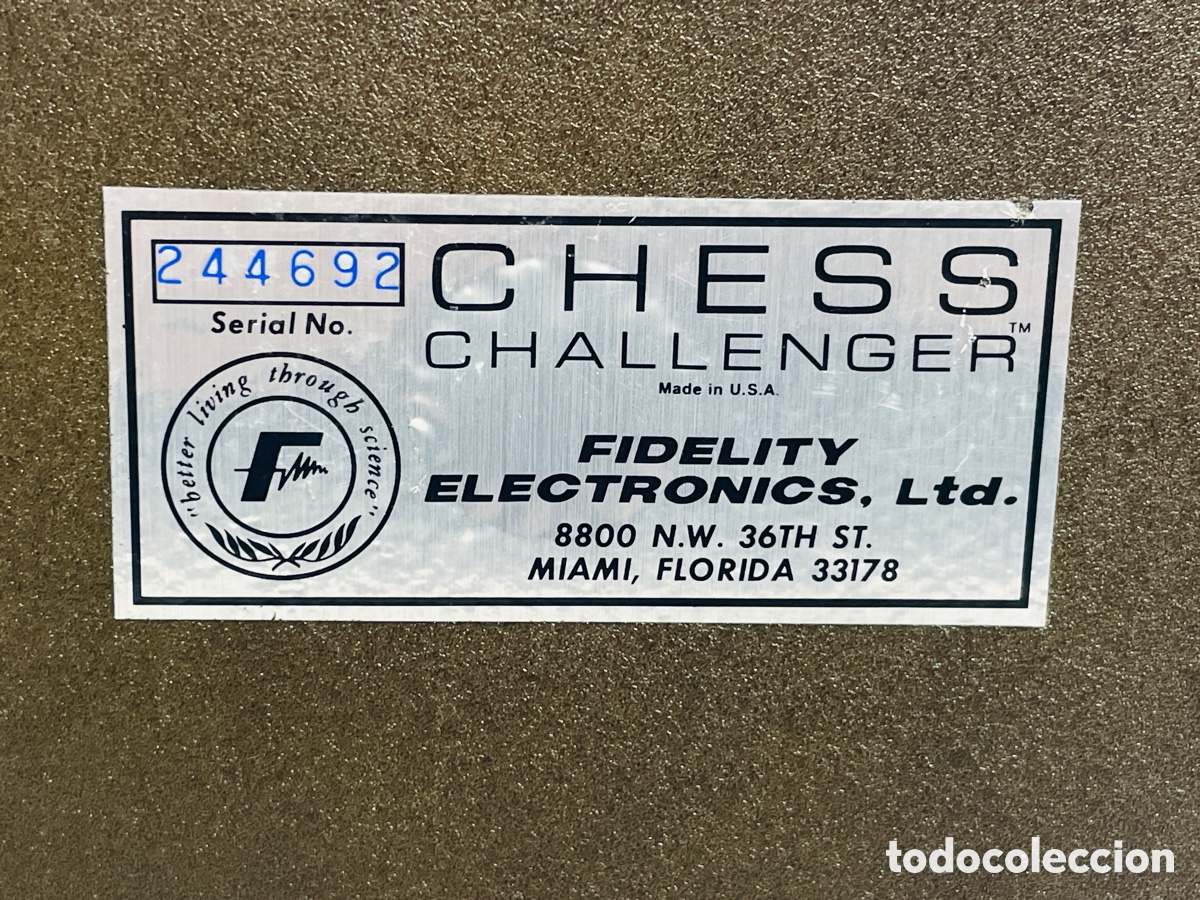 Segunda mano: Chess Challenger Fidelity Electronics USA - Foto 9