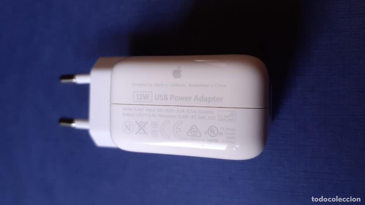 Segunda mano: Cargador Adaptador de Corriente Apple A2167 12W - Foto 2