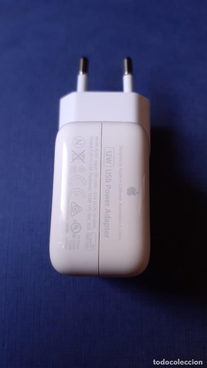 Segunda mano: Cargador Adaptador de Corriente Apple A2167 12W - Foto 3