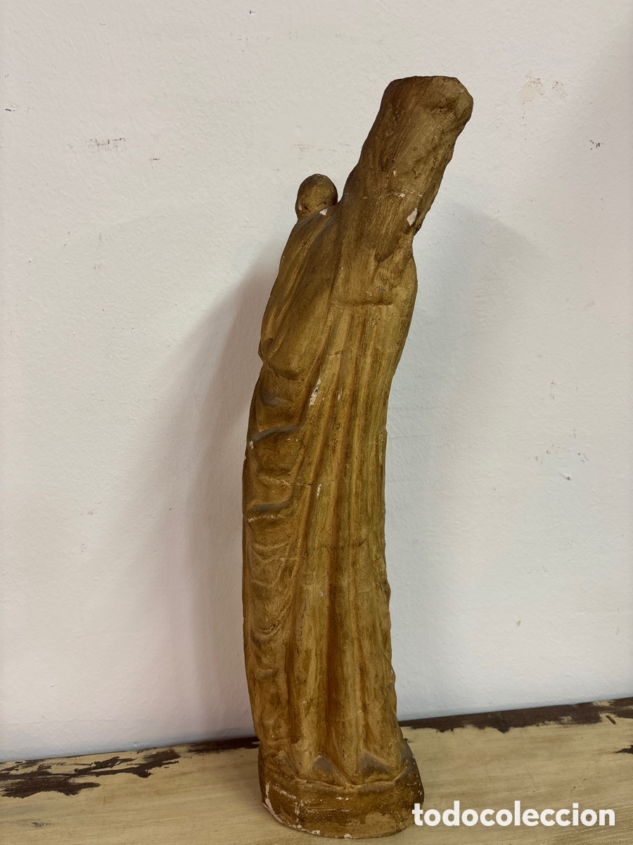 Segunda mano: Virgen con ni&ntilde;o de piedra - Foto 5