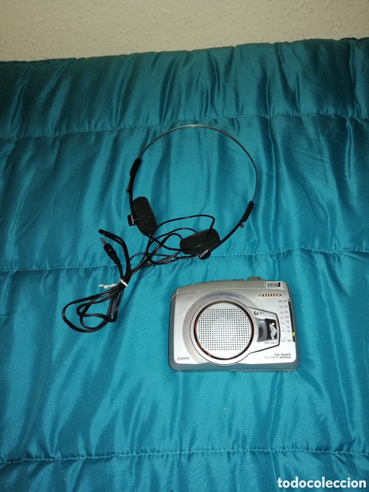 Segunda mano: Radio cassette Aiwa hs js-199 con cascos - Foto 1