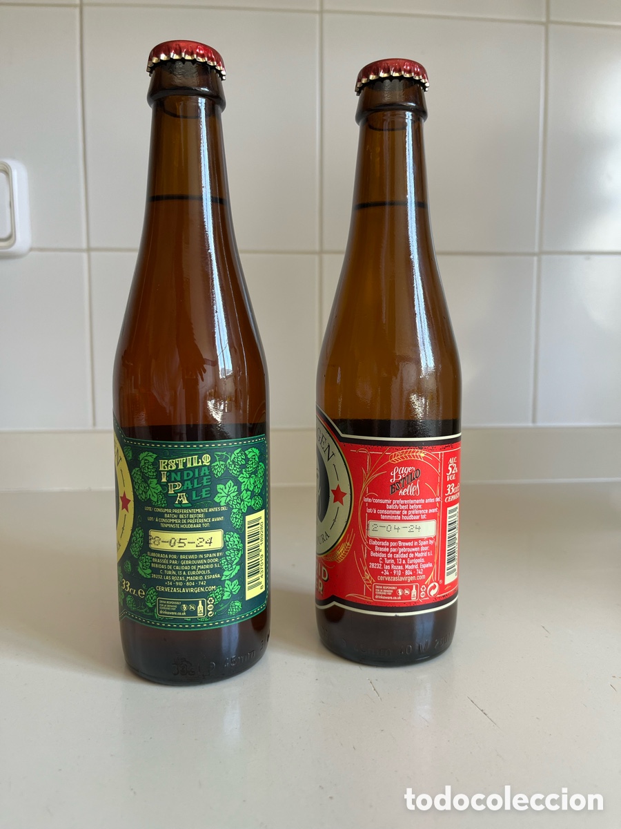 Segunda mano: Botellas de cerveza, La Virgen - Foto 2