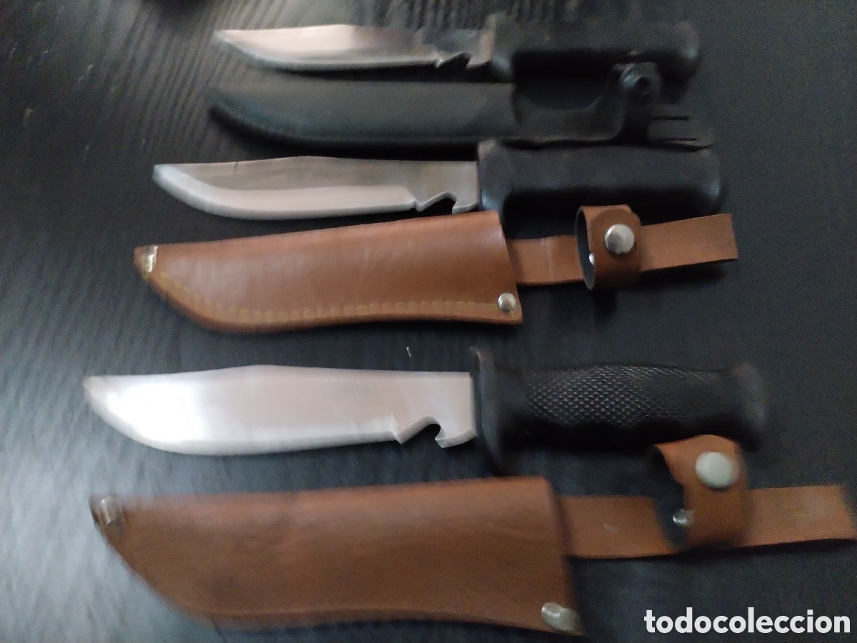 Segunda mano: Lote 3 cuchillos albacete - Foto 2