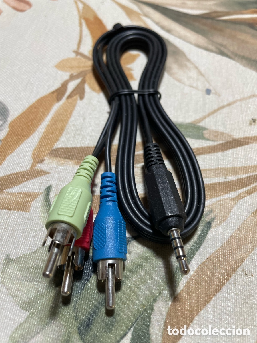 Segunda mano: Cable jack 3,5 mm por RCA video - Foto 1