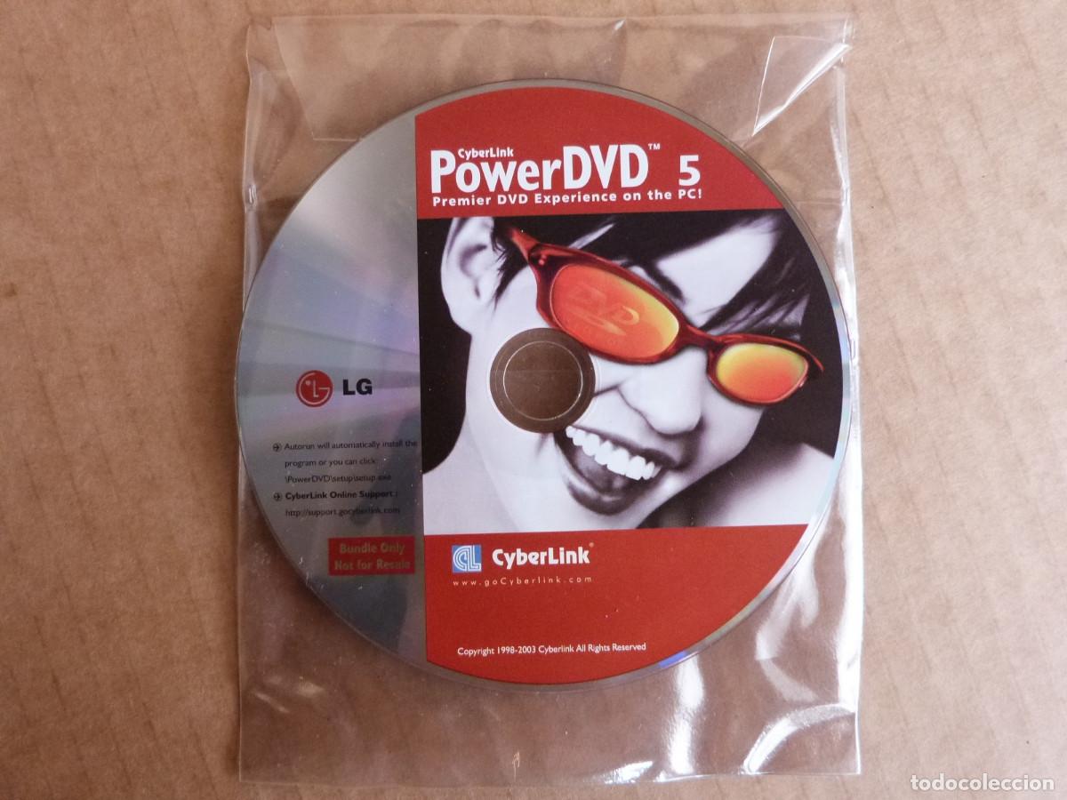 Segunda mano: CD disco de software CyberLink PowerDVD 5 programa aplicacion PC ordenador - Foto 1