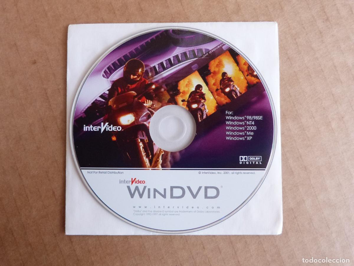 Segunda mano: CD disco de software interVideo WinDVD programa aplicacion PC ordenador - Foto 1