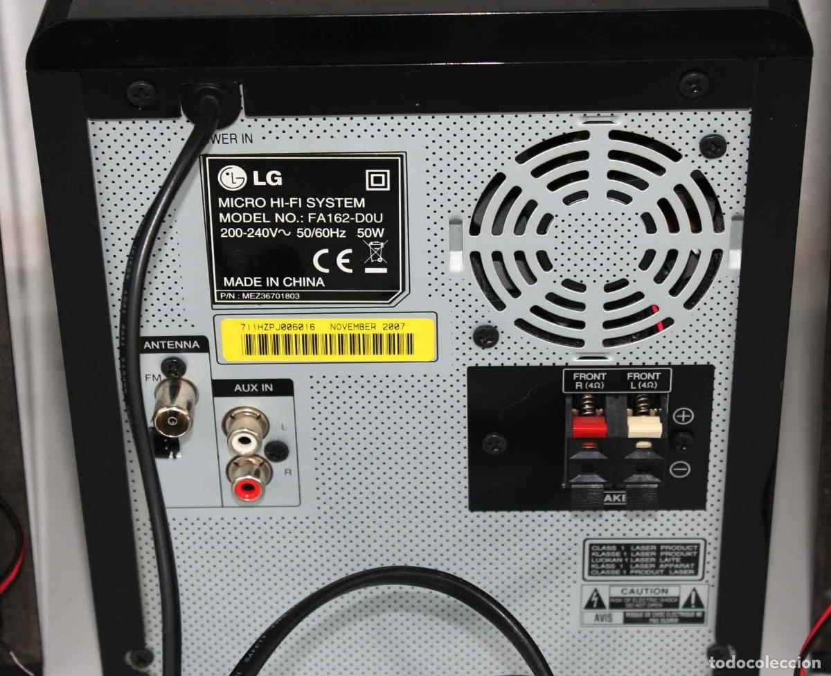 Segunda mano: Microcadena LG FA162- DOU - 160W - USB - Foto 6
